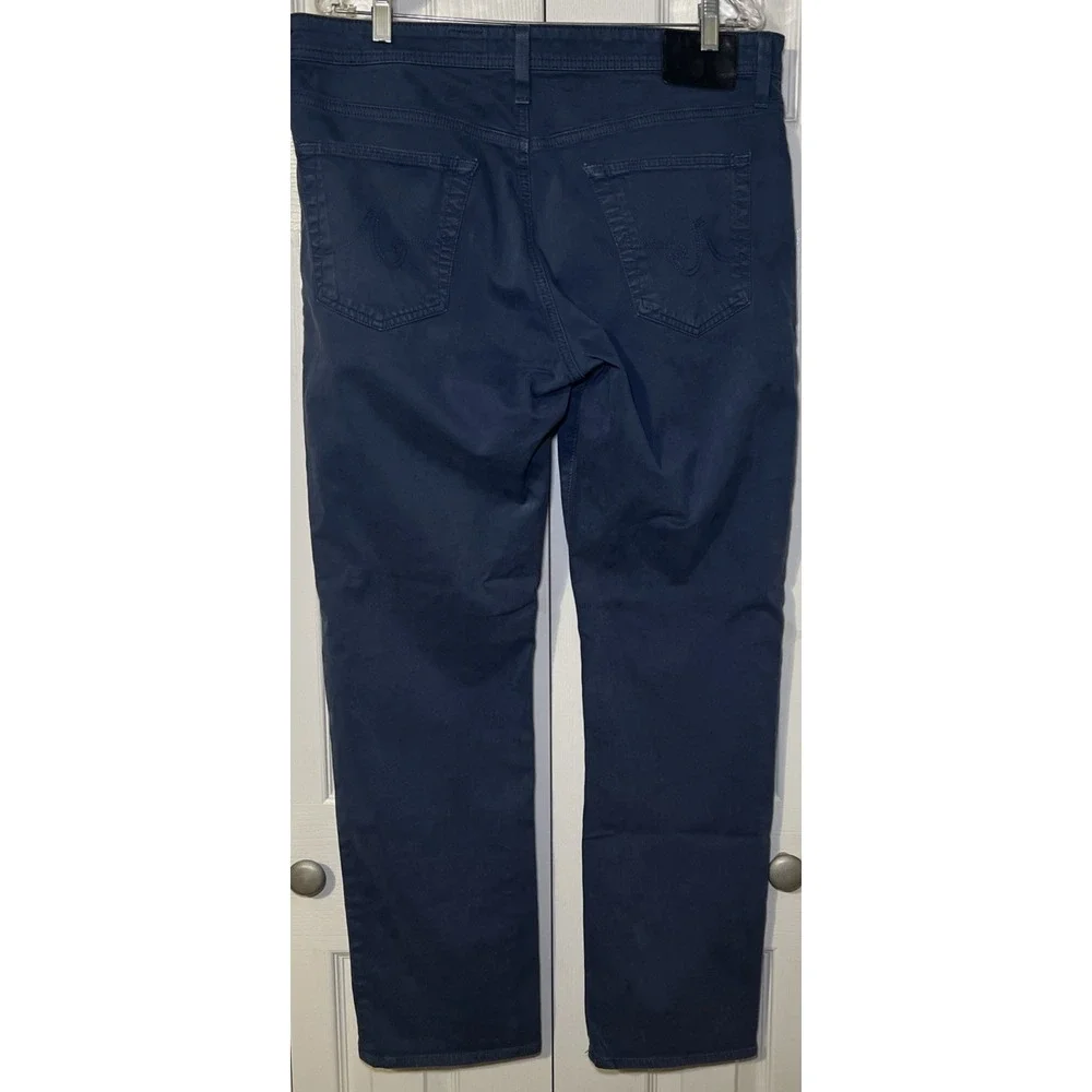 AG Adriano Goldschmied The Graduate Tailored Leg Blue Pants Size 36x32 (36x33)